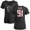 Women's Justin Ellis Name & Number Slim Fit T-Shirt - Black