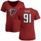 Women's Justin Ellis Name & Number Slim Fit T-Shirt - Red