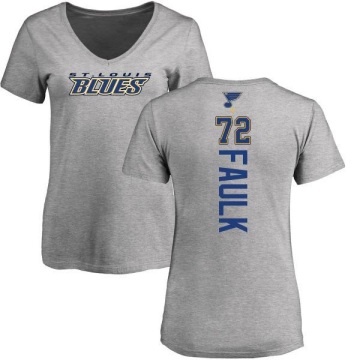 Women's Justin Faulk Backer T-Shirt - Ash