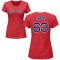 Women's Justin Garza Name & Number T-Shirt - Red