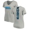 Women's Justin Houston Backer V-Neck T-Shirt - Ash