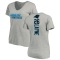 Women's Justin Layne Backer V-Neck T-Shirt - Ash