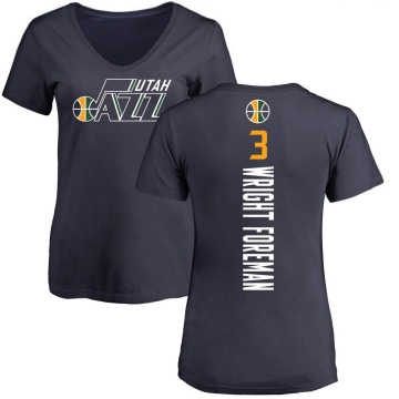 Women's Justin Wright-Foreman Backer T-Shirt - Navy