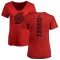 Women's Jusuf Nurkic One Color Backer Slim-Fit V-Neck T-Shirt - Red