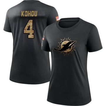 Women's Kader Kohou 2020 Salute To Service Performance T-Shirt - Black