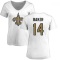 Women's Kawaan Baker Name & Number Slim Fit T-Shirt - White