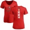 Women's Kaylon Geiger Backer Slim Fit T-Shirt - Red