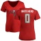 Women's Kedrick Whitehead Name & Number Slim Fit T-Shirt - Red
