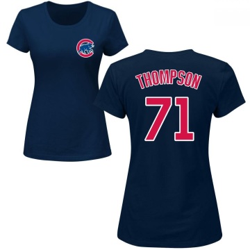 Women's Keegan Thompson Name & Number T-Shirt - Navy