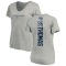 Women's Keir Thomas Backer V-Neck T-Shirt - Ash