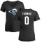 Women's Keir Thomas Name & Number Slim Fit T-Shirt - Black