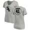 Women's Kelvin Herrera RBI Slim Fit V-Neck T-Shirt - Heathered Gray