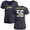 Women's Kenneth Murray Jr. Name & Number Slim Fit V-Neck T-Shirt - Navy