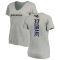Women's Kenyan Drake Backer V-Neck T-Shirt - Ash