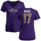 Women's Kenyan Drake Name & Number V-Neck T-Shirt - Purple