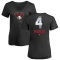 Women's Ketel Marte Midnight Mascot V-Neck T-Shirt - Black