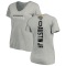 Women's Kevin Austin Jr. Backer V-Neck T-Shirt - Ash