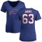Women's Kevin Jarvis Name & Number Slim Fit T-Shirt - Royal