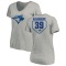 Women's Kevin Kiermaier RBI Slim Fit V-Neck T-Shirt - Heathered Gray