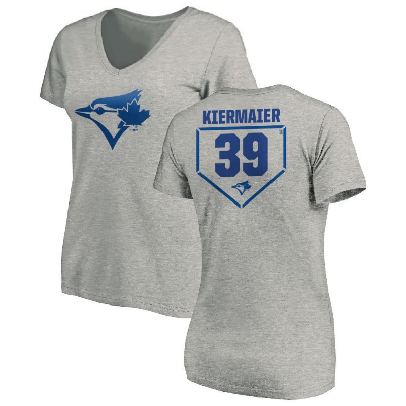 Women's Kevin Kiermaier RBI Slim Fit V-Neck T-Shirt - Heathered