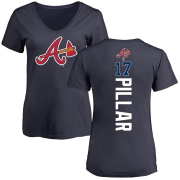 Women's Kevin Pillar Backer Slim Fit T-Shirt - Navy
