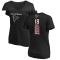 Women's KhaDarel Hodge Backer Slim Fit T-Shirt - Black