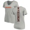Women's Khari Blasingame Backer V-Neck T-Shirt - Ash
