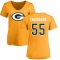 Women's Kingsley Enagbare Name & Number Slim Fit T-Shirt - Gold