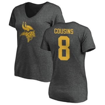 Women's Kirk Cousins One Color T-Shirt - Ash