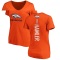 Women's KJ Hamler Backer Slim Fit T-Shirt - Orange