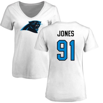 Women's Kobe Jones Name & Number Slim Fit T-Shirt - White