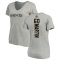 Women's Koda Martin Backer V-Neck T-Shirt - Ash