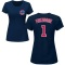 Women's Kosuke Fukudome Name & Number T-Shirt - Navy