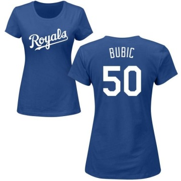 Women's Kris Bubic Name & Number T-Shirt - Royal
