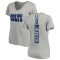 Women's Kristian Wilkerson Backer V-Neck T-Shirt - Ash
