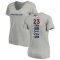 Women's Kyle Fuller Backer V-Neck T-Shirt - Ash