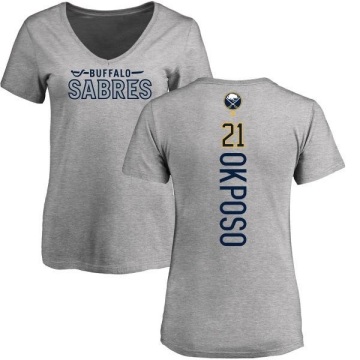 Women's Kyle Okposo Backer T-Shirt - Ash