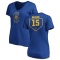 Women's Kyle Seager RBI Slim Fit V-Neck T-Shirt - Royal