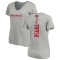 Women's Kyle Trask Backer V-Neck T-Shirt - Ash
