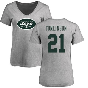 Women's LaDainian Tomlinson Name & Number Slim Fit T-Shirt - Ash