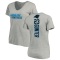 Women's LaDarius Gunter Ladarius Gunter Backer V-Neck T-Shirt - Ash