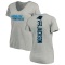 Women's Lamar Jackson Backer V-Neck T-Shirt - Ash