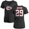 Women's Lamar Jackson Name & Number Slim Fit T-Shirt - Black