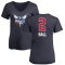 Women's LaMelo Ball Name and Number Banner Wave V-Neck T-Shirt - Navy