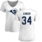 Women's Lance Lenoir Name & Number Slim Fit T-Shirt - White