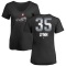 Women's Lance Lynn Midnight Mascot V-Neck T-Shirt - Black