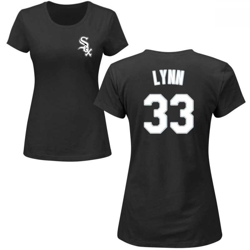 Women's Lance Lynn Name & Number T-Shirt - Black