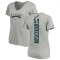Women's Landon Dickerson Backer V-Neck T-Shirt - Ash