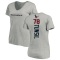 Women's Laremy Tunsil Backer V-Neck T-Shirt - Ash