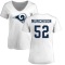 Women's Larrell Murchison Name & Number Slim Fit T-Shirt - White